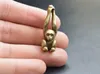 Copper Monkey Pendant Antique Antique Brass Micro-Carved Monkey Feng Shui Ornament Copper Miscellaneous Bronze Handle Keychain