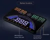 5.8 "Auto HUD Head Up Display Digital Windschutzscheibe Reflektor OBD2- und GPS 2 -Systeme mit Tachomesser und Überdrehzahlalarm