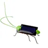 Детские солнечные игрушки Energy Crazy Grasshopper Крикет Комплект Игрушка желтый и зеленый солнечный робот -робот насеком