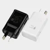 Snabb laddare för Samsung Galaxy S7 S8 S9 Not 4 5 S8 S7 S6 Edge för not 4 Not 5 A510 A710 AU Wall Travel Charger