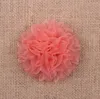 Hot Sale 3,5 tums Organza Carnation Blommor utan Clip Party Decoration Blomma för Kläder Skor Hår Tillbehör HT2134