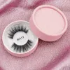 16 stilar 3d faux mink ögonfransar falska mink ögonfransar 3d silke protein fransar 100% handgjorda naturliga falska ögonfransar med rosa presentförpackning