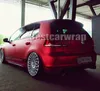 Stickers Red Satin Chrome Vinyl For Car Wrap With air release size 1.52x20m/Roll 5X67ft