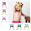 wholesale Enfant en bas âge Hibou Oreille Flap Crochet Chapeau Enfants À La Main Crochet OWL Beanie Chapeau À La Main OWL Beanie Enfants Tricoté À La Main Chapeau