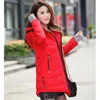 Piumino da donna Parka Giacca invernale da donna Cappotto caldo Plus Size 4XL Imbottito in cotone Parka lungo femminile da donna Imbottito con cappuccio Chaqueta Mujer1