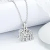 Amour Souhaitez Perle Collier Cages Médaillon Creux Out Oyster perle Pendentif Collier Perle D'eau Douce Loup Chien Ours Éléphant DIY Bijoux