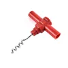 Pen Container Typ CorksCrew Red Wine Bottle Opener Enkel Efficent Can Openers Colorfu Praktiska Bar Verktyg