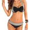 Bikini sexy para mujer Traje de baño de cintura alta Traje de baño de talla grande Halter Push Up Ropa de playa brasileña Tankini