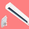 Free Shipping 4 wires 3 circuit LED track light rail 1m available white and black aluminum housing 3 years warranty
