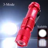 XPE Q5 LED 7W Mini Flashlight Waterproof Adjustable Focus Tactical Zoom Spotligh lantern Troch Lamp AA Battery Camping Hiking Light