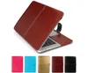 Business Lederen Smart Holster Beschermhoes Tas Case Cover voor Nieuw MacBook Air Pro Retina 11.6 12 13.3 15.4 Inch Laptop Protector Bag