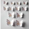 シンデレラ蝶3D蝶の装飾壁のステッカー12ピック3D蝶3D蝶PVCの取り外し可能な壁のステッカー蝶