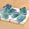 100g小さな天然緑と青の蛍石砂利クリスタルラフラウストーンストーンロック