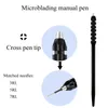 Microblading Manual Pen Permanent Makeup Professional Tattoo Pen Gun Match med Blade för 3D broderi Eyebrow Tattoo Accessories7284277