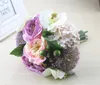 Artificial Bridal Cascading Bouquet Hydrangea Butterfly Orchid Bride Girl Flowers Wedding Bouquet Home Table Flower New1366026