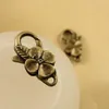 16 15mm large Flower Lobster Clasp antique silver and bronze for option 100 pcs per pack shiping199L