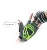 Baodun męska połowa palec rękawiczki siłowni do fitnessu sportowe rękawiczki podnoszenie ciężaru Dumbbell Barbell Bodybuilding Training Siłownia Rękawiczki