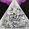 1000-10000pcs bag 2-6mm Mine Sliver Resin Crystal Rhinestones FlatBack Super Glitter Nail Art Wedding Decoration Applique Non F2719