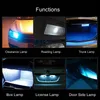 car styling Auto T10 5 LED 5050 W5W Wedge Door Parking Bulb Light Car 5W5 LED Dome Festoon C5W C10W License Plate Light