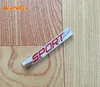 3D Metal Sport Logot Square Bar Car Styling emblema Badge Auto Recupeamento de adesivo Decal