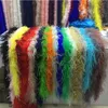 Wholesale  -  1ply Turquoise Ostrich Feather Boa、Feather Boa、羽のスカーフ、パーティーの装飾、あなたが選ぶことができる色