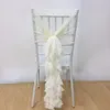 150 pcs Novo Design CREME COR Cadeira de Salgueiro Pré-amarrado Normal Banquete Chiavari Cadeira Sash Com Livremente Decoração Do Casamento
