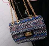 2018New Designer Handbags snake leather Women bag embossed fashion chain Crossbody Bag Brand Designer Messenger Bag sac a main