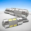 2 x T10 LED W5W carro LED Auto Lâmpada 12V Lâmpadas com Lente Projetor para Ford Focus 2 3 Fiesta Mondeo EcoSport Kuga Drl