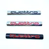Ny stil bil quattro logo klistermärke quattro badge chrome accessoarer för audi a3 a4 a5 a6 a7 a8 s3 s4 s5 s6 q3 q5 q7 tt r8 rs