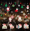 Christmas Sticker decorations Shopping malls windows stickers scene layout PVC static wall displays Adornment sticker