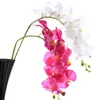 1ピース78cm Phalaenopsis結婚式の家の装飾の装飾的な6色のシルクの花の結婚式のための人工蘭の花