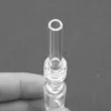 10 14 18mm Mini NC Kit Titanyum Yağ Teçhizatları için Nargiller Kuvars Baharca Konsantresi Dab Saman Cam Bong