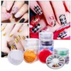 Professionell Nail Art Kit Sats Nail Care System Akrylpulver Vätska Glitter Lim Toes Separatorer Borste Tweezer Primer Tips