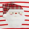 Baby girls Christmas lace dress Children Santa Claus stripe princess dresses Autumn fashion Boutique Xmas Kids Clothing with headband C5509