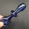 4inch färgat glas handrör rökning olja brännare glassked rör mini dab riggar små handtag rör för tobak