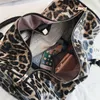 Leopard Print Large Capacity Women Travel Duffle High Quality Waterproof Leather Travel Bag Simple Luggage Bag Handbag