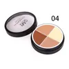 Menow Professional 4 Färg Mineral Matte Foundation Cream Full täckning Facial Makeup Base Smooth Firm Make Up Palette
