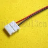 2Pin 8mm 10mm Breite Verlängerungsstecker Einzelclip Kabeldraht für 12V 24V LED Einfarbiges Streifenlichtband