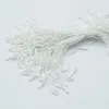 980pcslot Good quality Cotton Hang Tag String Snap Lock Pin Loop Fastener Ties for whole8809675