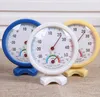 Ronde vorm Mini White Indoor Outdoor Analoge Celsius Thermometer Hygrometer Temperatuur Vochtigheidsmeter Meetgereedschap SN279