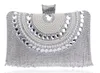 New Women's Beaded High-end Banquet Aristocrat Evening Bag Ladies Diamond Ladies Night Club Ladies Hand Bag