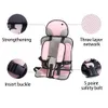 Kinderstühle Kissen Baby Safe Autositz Tragbare aktualisierte Version Verdickungsschwamm Kinder 5-Punkt-Sicherheitsgurt Fahrzeugsitze351u