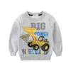 1-8 Jahre Herbst Kinder Kleidung Winter Baby Jungen Langarm Hoodies Bagger Tops 2018 Kinder Jungen Sweatshirts Kleinkind kleidung