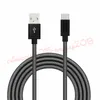 1M 2M 3M Ładowarka netto Kable grubsze Pleciona Tkanina typu C Kabel Micro USB do Samsung S6 S7 S8 S9 HTC LG