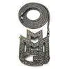 Cara New Iced Out Maybach Music Group MMG wisiew 36 Franco łańcuch Maxi Naszyjnik Hip Hip Naszyjnik EMEN039S Naszyjnik Chokers JE9165190