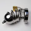 New Stainless steel male Brand Chastity device with silicone tube Lock set #Y79