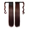 Evermagic Human Hair Ponytail Wrap Clip in Human Hair Extensions raka 1426 tum brasiliansk remy hår 100 g per pack5336494