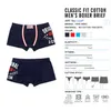 Heroes 5 pz / lotto Rosa Uomo Intimo Boxer Sexy Cotone stampato Boxer Intimo uomo Mezzo pacco Uomo Pantaloncini in cotone Boxer215N