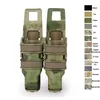 Tactical Airsoft Fast Mag Vest Tillbaka Box Magazine Holster Set Molle Mag Clip Pouch No06-100