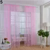 Romantische Blumenrebe Voile Tüll Tür Fenster Vorhang Tüll Stoffe Organza Sheer Panel Fenster Behandlung Drop Shipping